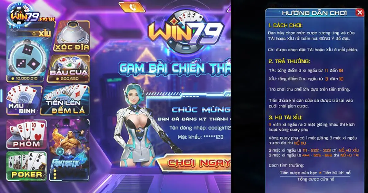 Khuyến mãi hấp dẫn tại Tài xỉu Win79